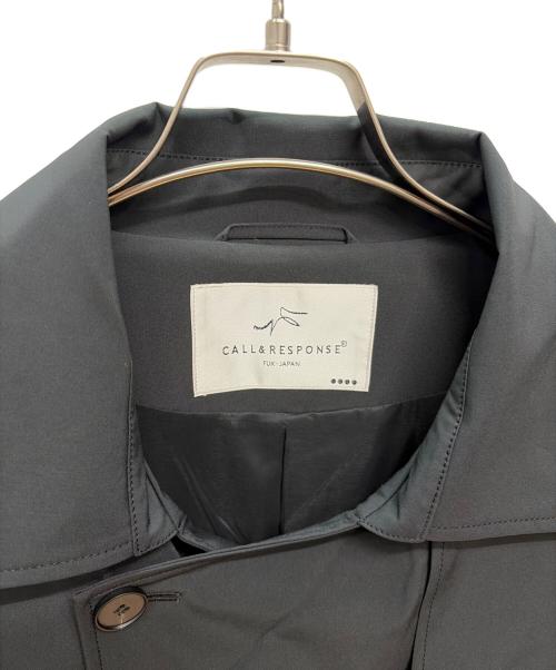 CALL&RESPONSE（コール&レスポンス）CALL&RESPONSE (コール&レスポンス) 撥水トレンチコート ブラック サイズ:不明の古着・服飾アイテム
