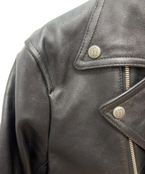 JACKROSE（ジャックローズ）JACKROSE (ジャックローズ) ローリングストーンズ レザーダブルライダースジャケット ブラック サイズ:size 4の古着・服飾アイテム