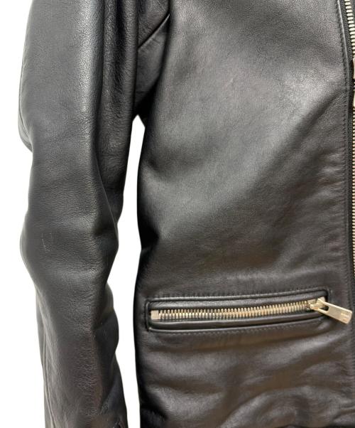 JACKROSE（ジャックローズ）JACKROSE (ジャックローズ) ローリングストーンズ レザーダブルライダースジャケット ブラック サイズ:size 4の古着・服飾アイテム