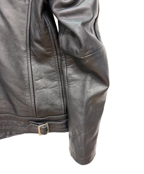 JACKROSE（ジャックローズ）JACKROSE (ジャックローズ) ローリングストーンズ レザーダブルライダースジャケット ブラック サイズ:size 4の古着・服飾アイテム