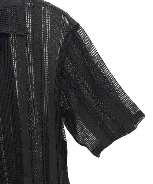South2 West8（サウスツー ウエストエイト）south2 west8 (サウスツー ウエストエイト) Cabana Shirt - Poly Lace ブラック サイズ:Mの古着・服飾アイテム