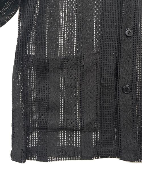South2 West8（サウスツー ウエストエイト）south2 west8 (サウスツー ウエストエイト) Cabana Shirt - Poly Lace ブラック サイズ:Mの古着・服飾アイテム