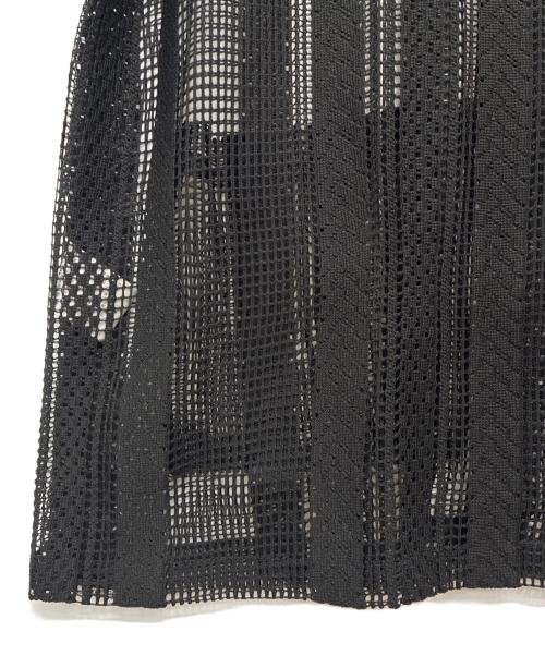 South2 West8（サウスツー ウエストエイト）south2 west8 (サウスツー ウエストエイト) Cabana Shirt - Poly Lace ブラック サイズ:Mの古着・服飾アイテム