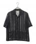 south2 west8（サウスツー ウエストエイト）の古着「Cabana Shirt - Poly Lace」｜ブラック