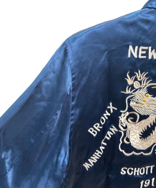 Schott（ショット）Schott (ショット) スーベニアジャケット ブルー サイズ:Sの古着・服飾アイテム
