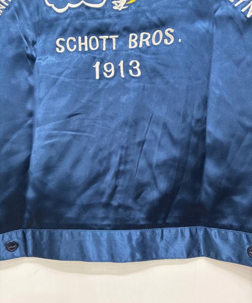 Schott（ショット）Schott (ショット) スーベニアジャケット ブルー サイズ:Sの古着・服飾アイテム