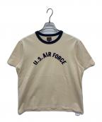 THE REAL McCOY'Sザ・リアルマッコイズ）の古着「MILITARY TEE / U.S. AIR FORCE」｜アイボリー×ネイビー
