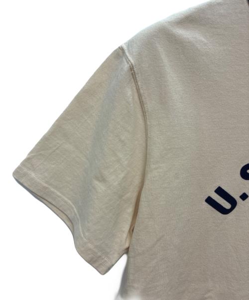 THE REAL McCOY'S（ザ・リアルマッコイズ）THE REAL McCOY'S (ザ・リアルマッコイズ) MILITARY TEE / U.S. AIR FORCE アイボリー×ネイビー サイズ:40の古着・服飾アイテム