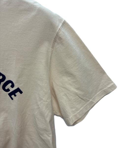 THE REAL McCOY'S（ザ・リアルマッコイズ）THE REAL McCOY'S (ザ・リアルマッコイズ) MILITARY TEE / U.S. AIR FORCE アイボリー×ネイビー サイズ:40の古着・服飾アイテム