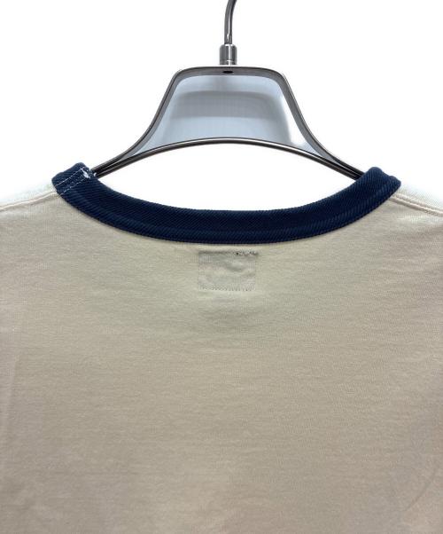 THE REAL McCOY'S（ザ・リアルマッコイズ）THE REAL McCOY'S (ザ・リアルマッコイズ) MILITARY TEE / U.S. AIR FORCE アイボリー×ネイビー サイズ:40の古着・服飾アイテム