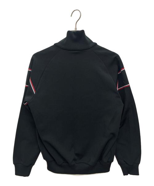 adidas（アディダス）adidas (アディダス) 80s デサント製 西ドイツ トラックジャケット ブラック×レッド サイズ:Lの古着・服飾アイテム
