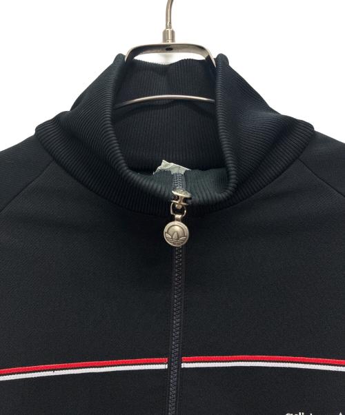 adidas（アディダス）adidas (アディダス) 80s デサント製 西ドイツ トラックジャケット ブラック×レッド サイズ:Lの古着・服飾アイテム