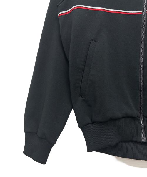adidas（アディダス）adidas (アディダス) 80s デサント製 西ドイツ トラックジャケット ブラック×レッド サイズ:Lの古着・服飾アイテム