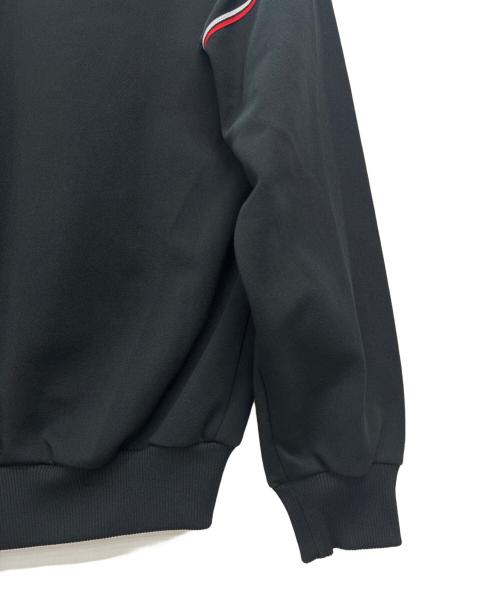 adidas（アディダス）adidas (アディダス) 80s デサント製 西ドイツ トラックジャケット ブラック×レッド サイズ:Lの古着・服飾アイテム