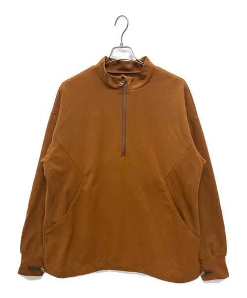 F/CE.（エフシーイー）F/CE. (エフシーイー) デルタピーク ジップアップ ブラウン サイズ:Mの古着・服飾アイテム