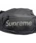 Supreme (シュプリーム) 21s　コーデュラナイロン　クリアロゴボディバッグ ブラック：9000円