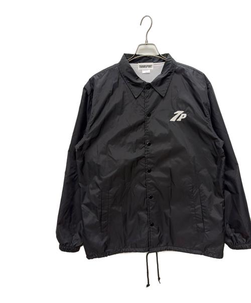 TRANSPORT（トランスポート）TRANSPORT (トランスポート) コーチジャケット ブラック サイズ:XXLの古着・服飾アイテム