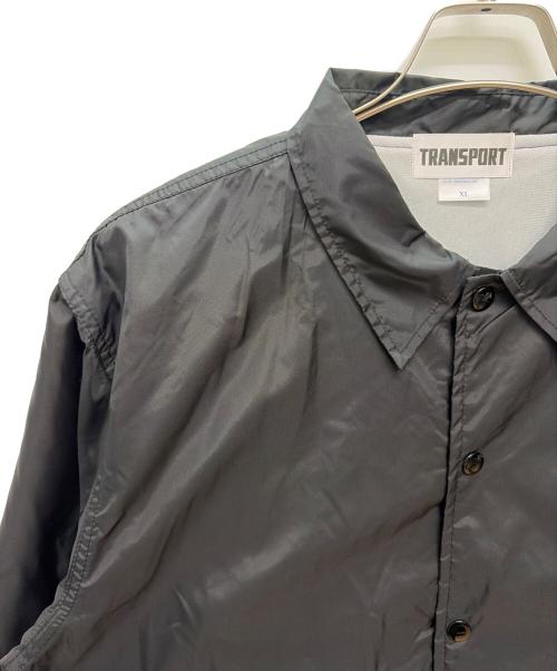 TRANSPORT（トランスポート）TRANSPORT (トランスポート) コーチジャケット ブラック サイズ:XXLの古着・服飾アイテム