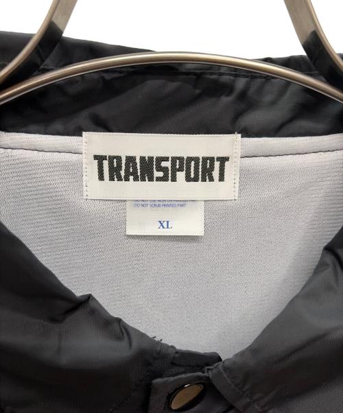 TRANSPORT（トランスポート）TRANSPORT (トランスポート) コーチジャケット ブラック サイズ:XXLの古着・服飾アイテム