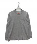 SUPREMEシュプリーム）の古着「長袖カットソー」｜グレー