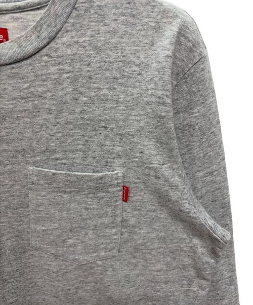SUPREME（シュプリーム）Supreme (シュプリーム) 長袖カットソー グレー サイズ:Lの古着・服飾アイテム