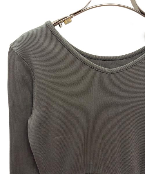 UNITED ARROWS（ユナイテッドアローズ）UNITED ARROWS (ユナイテッドアローズ) フィット＆フレア 2WAY ワンピース グリーン サイズ:38の古着・服飾アイテム