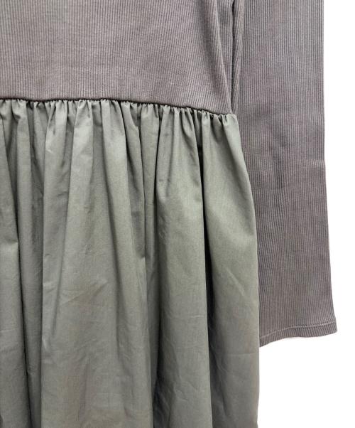 UNITED ARROWS（ユナイテッドアローズ）UNITED ARROWS (ユナイテッドアローズ) フィット＆フレア 2WAY ワンピース グリーン サイズ:38の古着・服飾アイテム