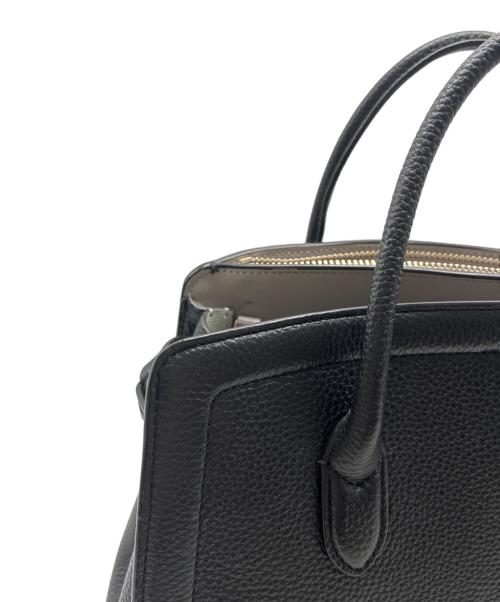 Kate Spade（ケイトスペード）Kate Spade (ケイトスペード) 2WAYバッグ　ノットミディアム　サッチェル ブラックの古着・服飾アイテム