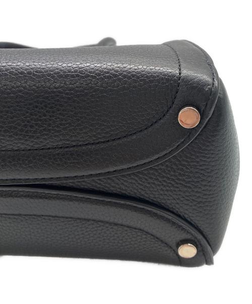 Kate Spade（ケイトスペード）Kate Spade (ケイトスペード) 2WAYバッグ　ノットミディアム　サッチェル ブラックの古着・服飾アイテム