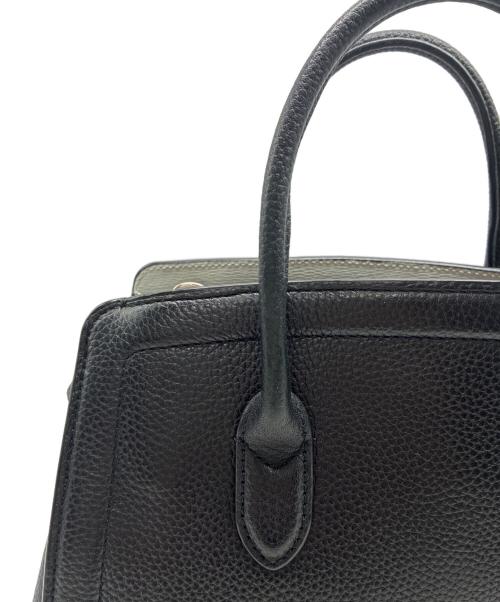 Kate Spade（ケイトスペード）Kate Spade (ケイトスペード) 2WAYバッグ　ノットミディアム　サッチェル ブラックの古着・服飾アイテム