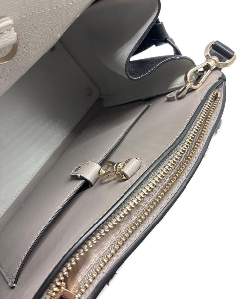 Kate Spade（ケイトスペード）Kate Spade (ケイトスペード) 2WAYバッグ　ノットミディアム　サッチェル ブラックの古着・服飾アイテム