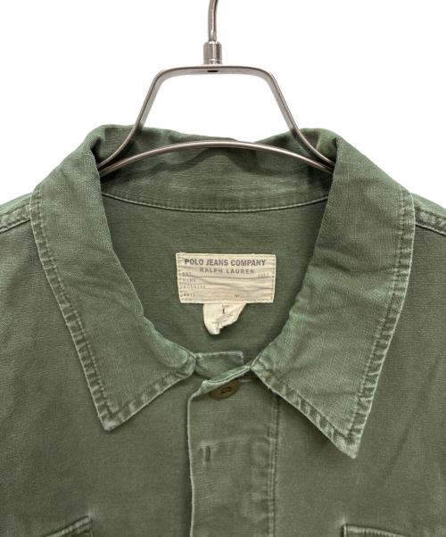 POLO JEANS（ポロジーンズ）POLO JEANS (ポロジーンズ) フィールドジャケット オリーブ サイズ:Lの古着・服飾アイテム