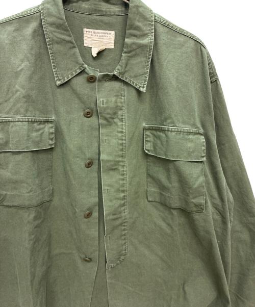 POLO JEANS（ポロジーンズ）POLO JEANS (ポロジーンズ) フィールドジャケット オリーブ サイズ:Lの古着・服飾アイテム
