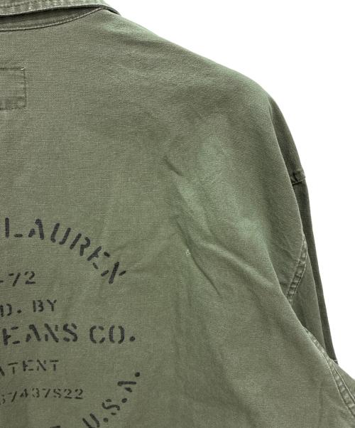 POLO JEANS（ポロジーンズ）POLO JEANS (ポロジーンズ) フィールドジャケット オリーブ サイズ:Lの古着・服飾アイテム