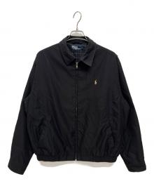 POLO RALPH LAUREN（ポロ・ラルフローレン）の古着「ポニー刺繍スイングトップ」｜ブラック
