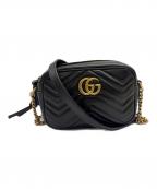 GUCCIグッチ）の古着「チェーンショルダーバッグ」｜ブラック