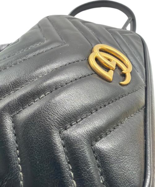 GUCCI（グッチ）GUCCI (グッチ) チェーンショルダーバッグ ブラックの古着・服飾アイテム