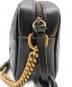 GUCCI (グッチ) チェーンショルダーバッグ ブラック：105000円