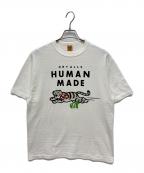 HUMAN MADEヒューマンメイド）の古着「半袖Tシャツ/White Tiger Graphic Tee」｜ホワイト