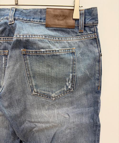 PRADA（プラダ）PRADA (プラダ) デニムパンツ ブルー サイズ:W32の古着・服飾アイテム