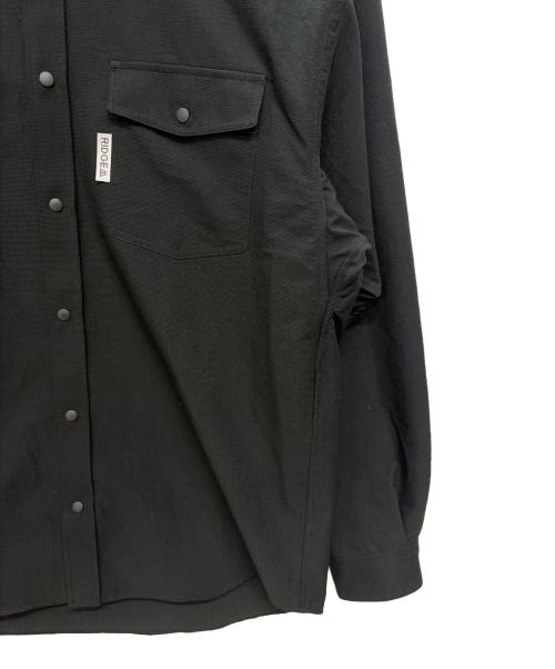 RIDGE MOUNTAIN GEAR（リッジマウンテン ギア）RIDGE MOUNTAIN GEAR (リッジマウンテン ギア) 長袖シャツ ブラック サイズ:Mの古着・服飾アイテム