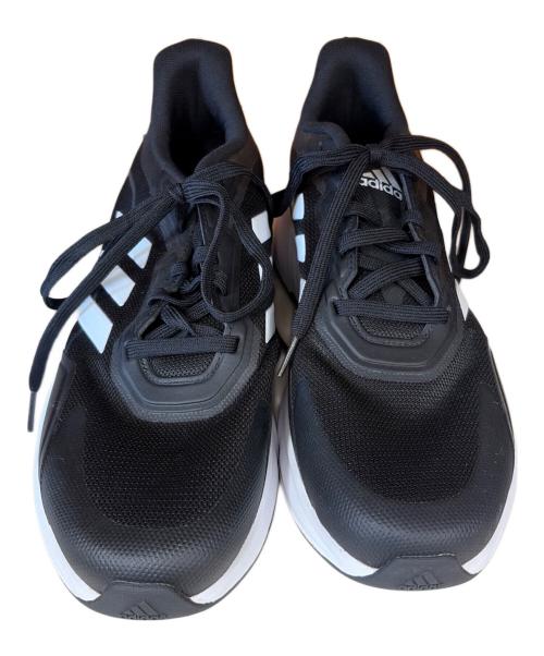 adidas（アディダス）adidas (アディダス) ローカットスニーカー ブラック×ホワイト サイズ:28cmの古着・服飾アイテム