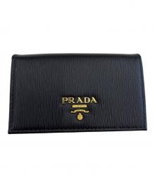 PRADA（プラダ）の古着「カードケース」｜ブラック