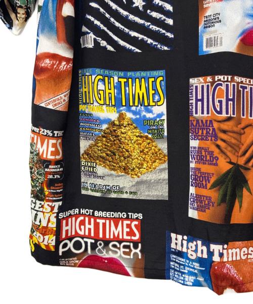 WACKO MARIA（ワコマリア）WACKO MARIA (ワコマリア) HAWAIIAN SHIRT - HIGHTIMES-WM-HI10 ブラック×ホワイト サイズ:Mの古着・服飾アイテム