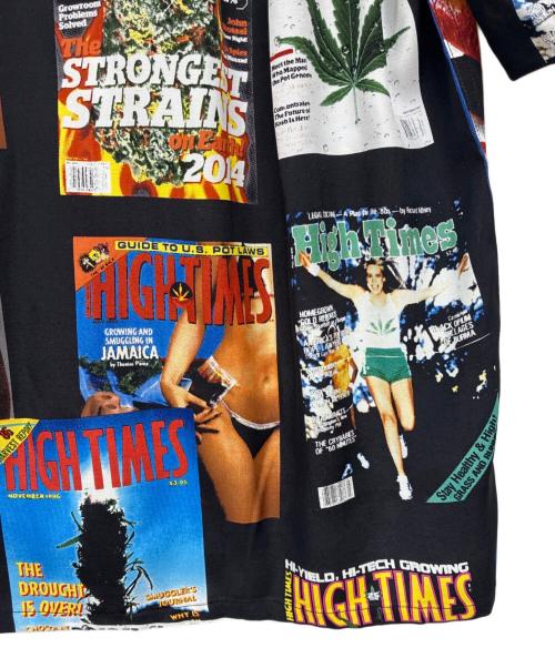 WACKO MARIA（ワコマリア）WACKO MARIA (ワコマリア) HAWAIIAN SHIRT - HIGHTIMES-WM-HI10 ブラック×ホワイト サイズ:Mの古着・服飾アイテム