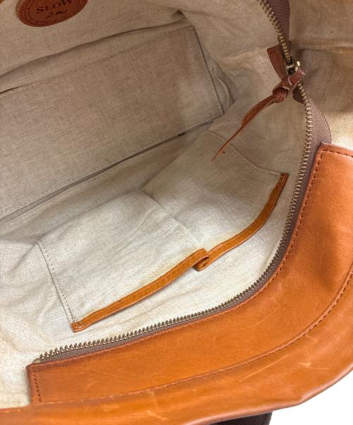 SLOW（スロウ）SLOW (スロウ) ショルダーバッグ ブラウンの古着・服飾アイテム
