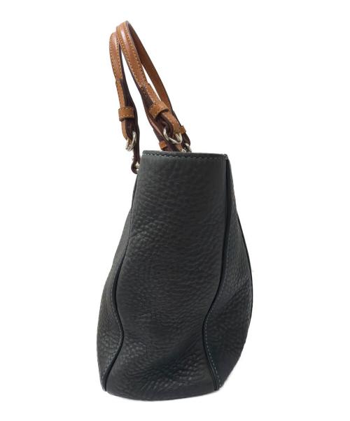 COACH（コーチ）COACH (コーチ) レザーハンドバッグ ブラックの古着・服飾アイテム