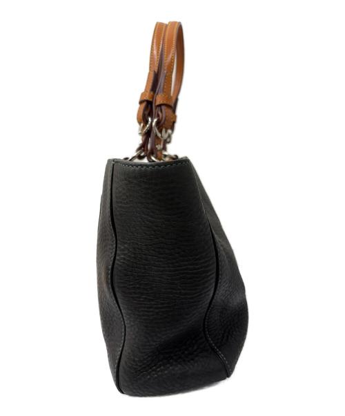 COACH（コーチ）COACH (コーチ) レザーハンドバッグ ブラックの古着・服飾アイテム