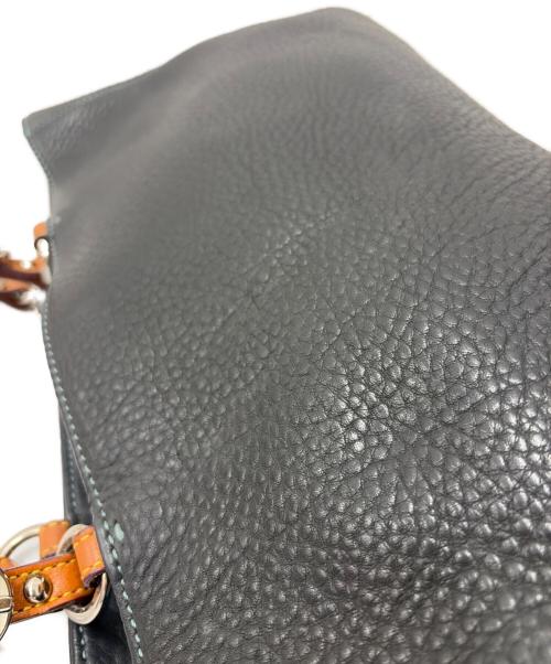 COACH（コーチ）COACH (コーチ) レザーハンドバッグ ブラックの古着・服飾アイテム