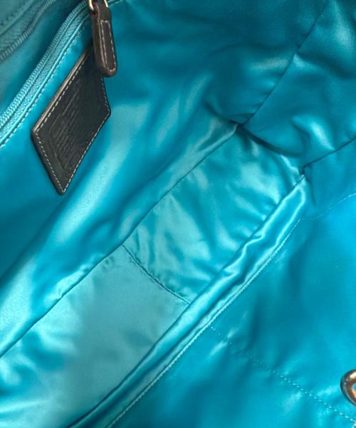 COACH（コーチ）COACH (コーチ) レザーハンドバッグ ブラックの古着・服飾アイテム